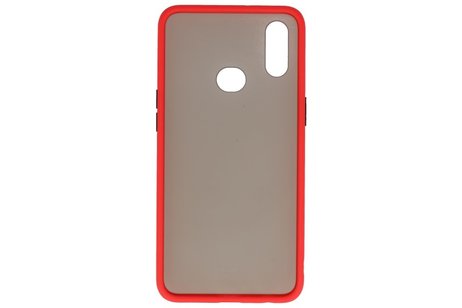 BAOHU Hoesje Geschikt voor de Samsung Galaxy A10s - Hard Case Backcover Telefoonhoesje - Rood