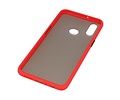 BAOHU Hoesje Geschikt voor de Samsung Galaxy A10s - Hard Case Backcover Telefoonhoesje - Rood