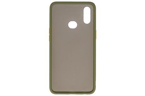 BAOHU Hoesje Geschikt voor de Samsung Galaxy A10s - Hard Case Backcover Telefoonhoesje - Groen