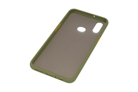 BAOHU Hoesje Geschikt voor de Samsung Galaxy A10s - Hard Case Backcover Telefoonhoesje - Groen