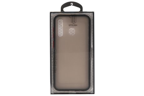 BAOHU Hoesje Geschikt voor de Samsung Galaxy A30 - Hard Case Backcover Telefoonhoesje - Zwart