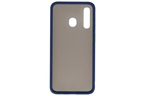 BAOHU Hoesje Geschikt voor de Samsung Galaxy A30 - Hard Case Backcover Telefoonhoesje - Blauw