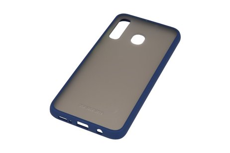 BAOHU Hoesje Geschikt voor de Samsung Galaxy A30 - Hard Case Backcover Telefoonhoesje - Blauw