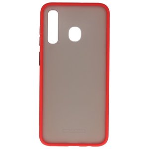 BAOHU Hoesje Geschikt voor de Samsung Galaxy A30 - Hard Case Backcover Telefoonhoesje - Rood