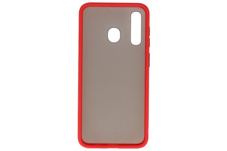BAOHU Hoesje Geschikt voor de Samsung Galaxy A30 - Hard Case Backcover Telefoonhoesje - Rood