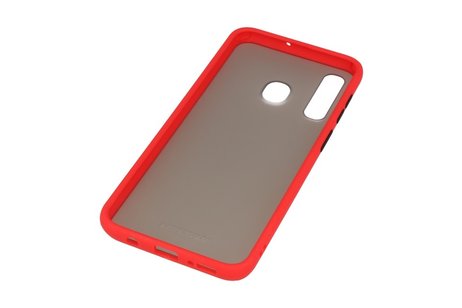 BAOHU Hoesje Geschikt voor de Samsung Galaxy A30 - Hard Case Backcover Telefoonhoesje - Rood