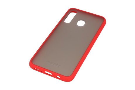 BAOHU Hoesje Geschikt voor de Samsung Galaxy A30 - Hard Case Backcover Telefoonhoesje - Rood