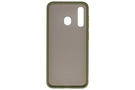 BAOHU Hoesje Geschikt voor de Samsung Galaxy A30 - Hard Case Backcover Telefoonhoesje - Groen
