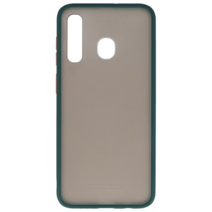 BAOHU Hoesje Geschikt voor de Samsung Galaxy A30 - Hard Case Backcover Telefoonhoesje - Donker Groen