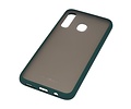 BAOHU Hoesje Geschikt voor de Samsung Galaxy A30 - Hard Case Backcover Telefoonhoesje - Donker Groen
