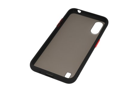 BAOHU Hoesje Geschikt voor de Samsung Galaxy A01 - Hard Case Backcover Telefoonhoesje - Zwart