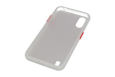 BAOHU Hoesje Geschikt voor de Samsung Galaxy A01 - Hard Case Backcover Telefoonhoesje - Transparant