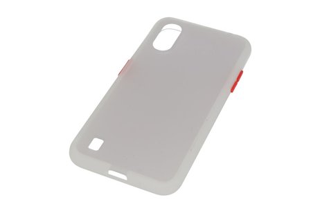 BAOHU Hoesje Geschikt voor de Samsung Galaxy A01 - Hard Case Backcover Telefoonhoesje - Transparant