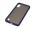 BAOHU Hoesje Geschikt voor de Samsung Galaxy A01 - Hard Case Backcover Telefoonhoesje - Blauw