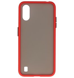 BAOHU Samsung Galaxy A01 Hoesje Hard Case Backcover Telefoonhoesje Rood