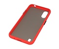 BAOHU Hoesje Geschikt voor de Samsung Galaxy A01 - Hard Case Backcover Telefoonhoesje - Rood