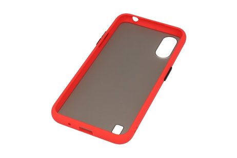 BAOHU Hoesje Geschikt voor de Samsung Galaxy A01 - Hard Case Backcover Telefoonhoesje - Rood