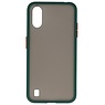 BAOHU Samsung Galaxy A01 Hoesje Hard Case Backcover Telefoonhoesje Donker Groen