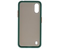 BAOHU Hoesje Geschikt voor de Samsung Galaxy A01 - Hard Case Backcover Telefoonhoesje - Donker Groen