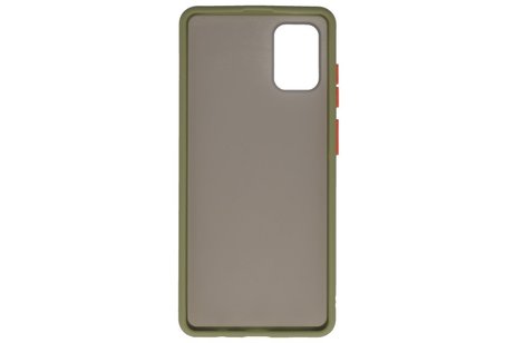 Samsung Galaxy A51 Hoesje Hard Case Backcover Telefoonhoesje Groen