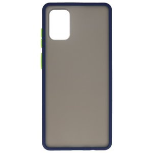 BAOHU Hoesje Geschikt voor de Samsung Galaxy A71 - Hard Case Backcover Telefoonhoesje - Blauw