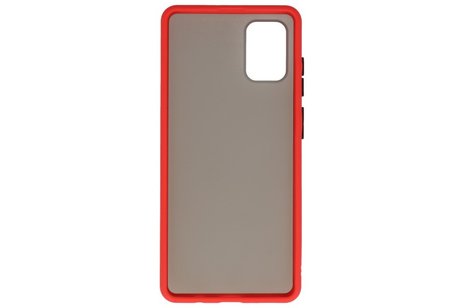 Samsung Galaxy A71 Hoesje Hard Case Backcover Telefoonhoesje Rood