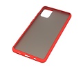 BAOHU Hoesje Geschikt voor de Samsung Galaxy A71 - Hard Case Backcover Telefoonhoesje - Rood