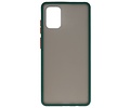 BAOHU Hoesje Geschikt voor de Samsung Galaxy A71 - Hard Case Backcover Telefoonhoesje - Donker Groen