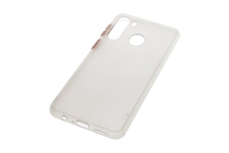 BAOHU Hoesje Geschikt voor de Samsung Galaxy A21 - Hard Case Backcover Telefoonhoesje - Transparant