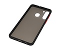 Hoesje Geschikt voor de Samsung Galaxy A21 - Hard Case Backcover Telefoonhoesje - Zwart