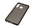 BAOHU Hoesje Geschikt voor de Samsung Galaxy A21 - Hard Case Backcover Telefoonhoesje - Zwart