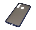 BAOHU Hoesje Geschikt voor de Samsung Galaxy A21 - Hard Case Backcover Telefoonhoesje - Blauw