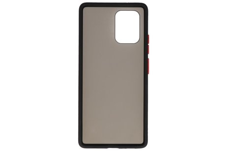 Hoesje Geschikt voor de Samsung Galaxy S10 Lite - Hard Case Backcover Telefoonhoesje - Zwart