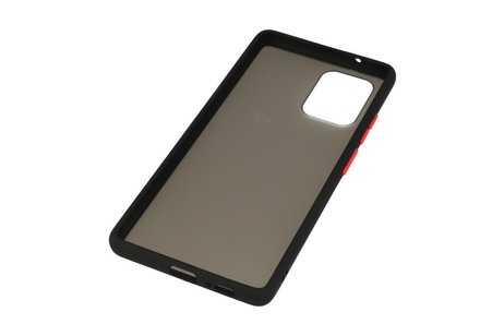 Hoesje Geschikt voor de Samsung Galaxy S10 Lite - Hard Case Backcover Telefoonhoesje - Zwart