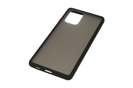 BAOHU Hoesje Geschikt voor de Samsung Galaxy S10 Lite - Hard Case Backcover Telefoonhoesje - Zwart