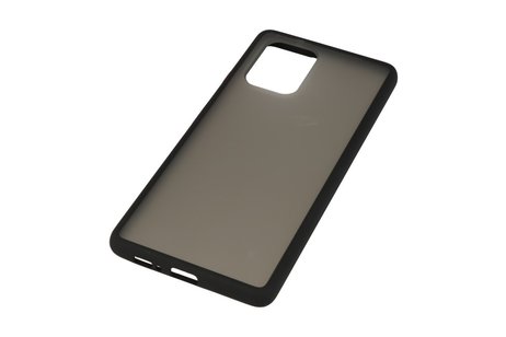 Hoesje Geschikt voor de Samsung Galaxy S10 Lite - Hard Case Backcover Telefoonhoesje - Zwart