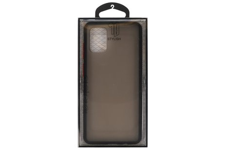 Hoesje Geschikt voor de Samsung Galaxy S10 Lite - Hard Case Backcover Telefoonhoesje - Zwart