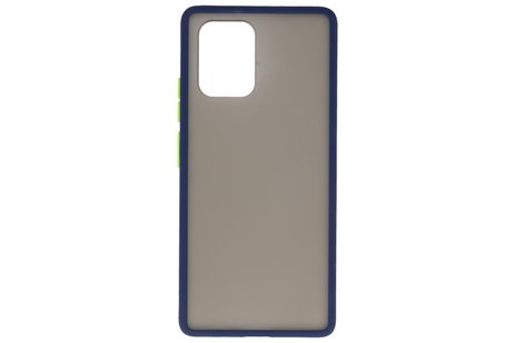 BAOHU Hoesje Geschikt voor de Samsung Galaxy S10 Lite - Hard Case Backcover Telefoonhoesje - Blauw