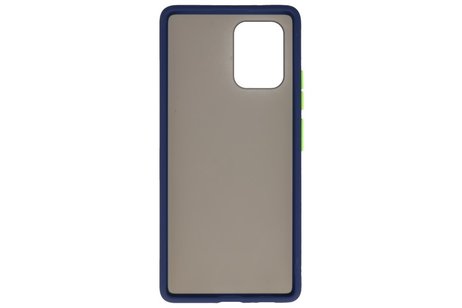 BAOHU Hoesje Geschikt voor de Samsung Galaxy S10 Lite - Hard Case Backcover Telefoonhoesje - Blauw