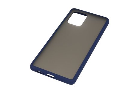 BAOHU Hoesje Geschikt voor de Samsung Galaxy S10 Lite - Hard Case Backcover Telefoonhoesje - Blauw