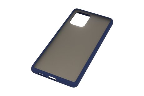 Samsung Galaxy S10 Lite Hoesje Hard Case Backcover Telefoonhoesje Blauw