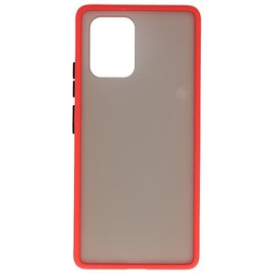BAOHU Hoesje Geschikt voor de Samsung Galaxy S10 Lite - Hard Case Backcover Telefoonhoesje - Rood