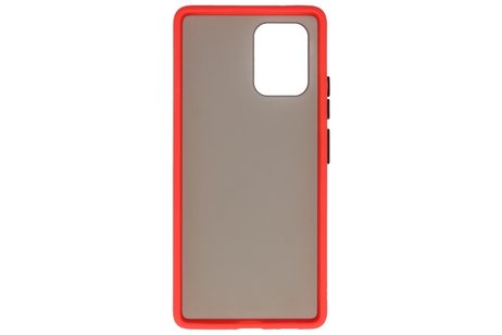 BAOHU Hoesje Geschikt voor de Samsung Galaxy S10 Lite - Hard Case Backcover Telefoonhoesje - Rood