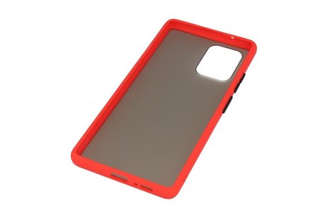 BAOHU Hoesje Geschikt voor de Samsung Galaxy S10 Lite - Hard Case Backcover Telefoonhoesje - Rood