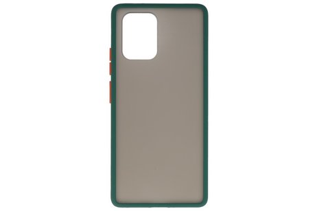 Samsung Galaxy S10 Lite Hoesje Hard Case Backcover Telefoonhoesje Donker Groen