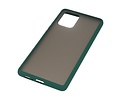 BAOHU Hoesje Geschikt voor de Samsung Galaxy S10 Lite - Hard Case Backcover Telefoonhoesje - Donker Groen