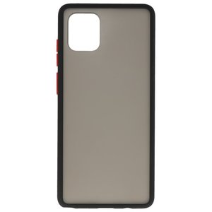 BAOHU Hoesje Geschikt voor de Samsung Galaxy Note 10 Lite - Hard Case Backcover Telefoonhoesje - Zwart