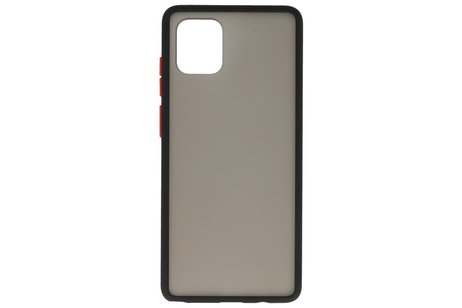BAOHU Hoesje Geschikt voor de Samsung Galaxy Note 10 Lite - Hard Case Backcover Telefoonhoesje - Zwart