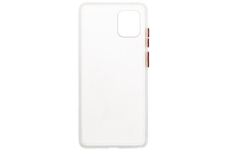 BAOHU Hoesje Geschikt voor de Samsung Galaxy Note 10 Lite - Hard Case Backcover Telefoonhoesje - Transparant