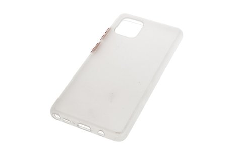 BAOHU Hoesje Geschikt voor de Samsung Galaxy Note 10 Lite - Hard Case Backcover Telefoonhoesje - Transparant